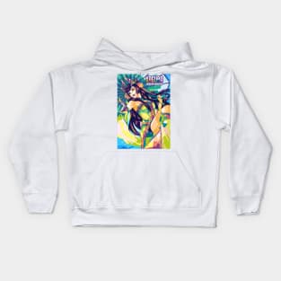 Kagura Dragon Maiden Kids Hoodie